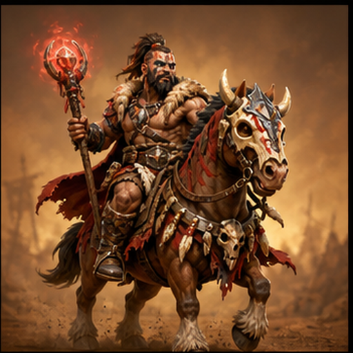Barbarians Cavalry Mage portrait
