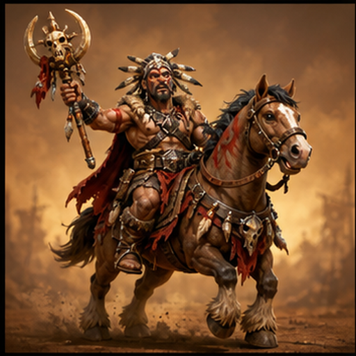 Barbarians Cavalry Priest portrait