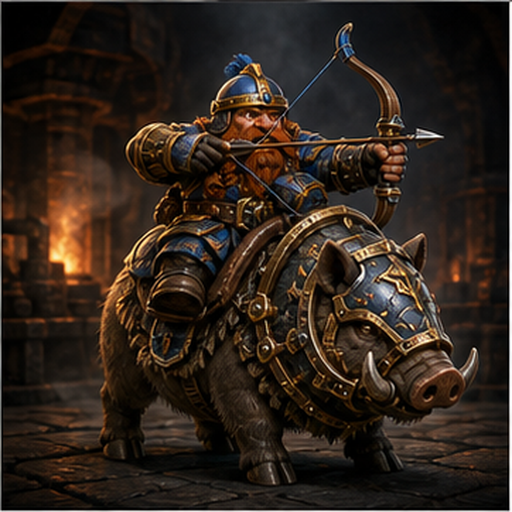 Dwarves Cavalry Archer portrait