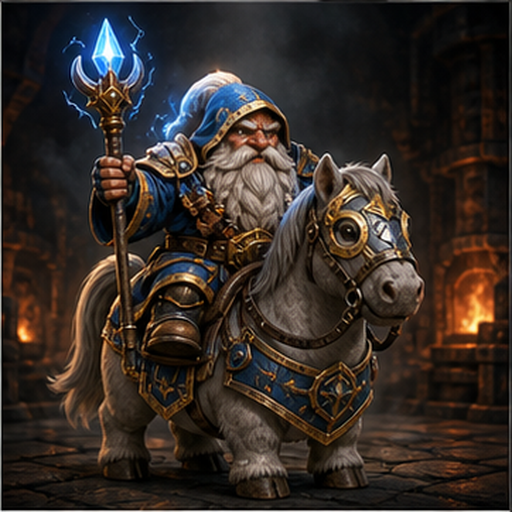 Dwarves Cavalry Mage portrait