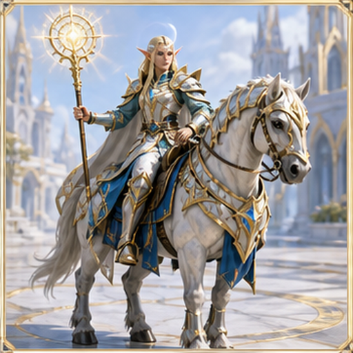 High Elves Cavalry Priest portrait