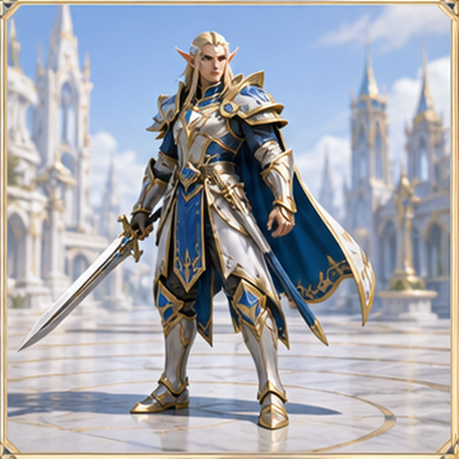 High Elves Swordsman portrait
