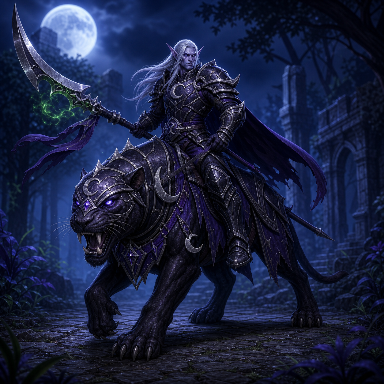 Night Elves Heavy Cavalry portrait