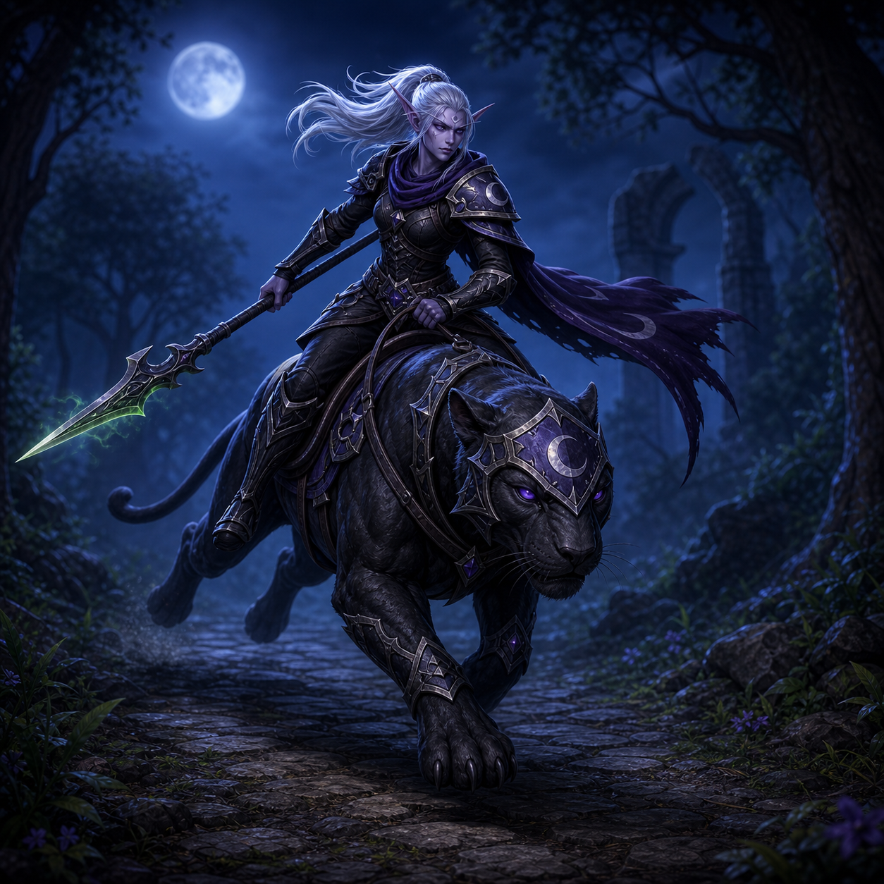 Night Elves Light Cavalry portrait