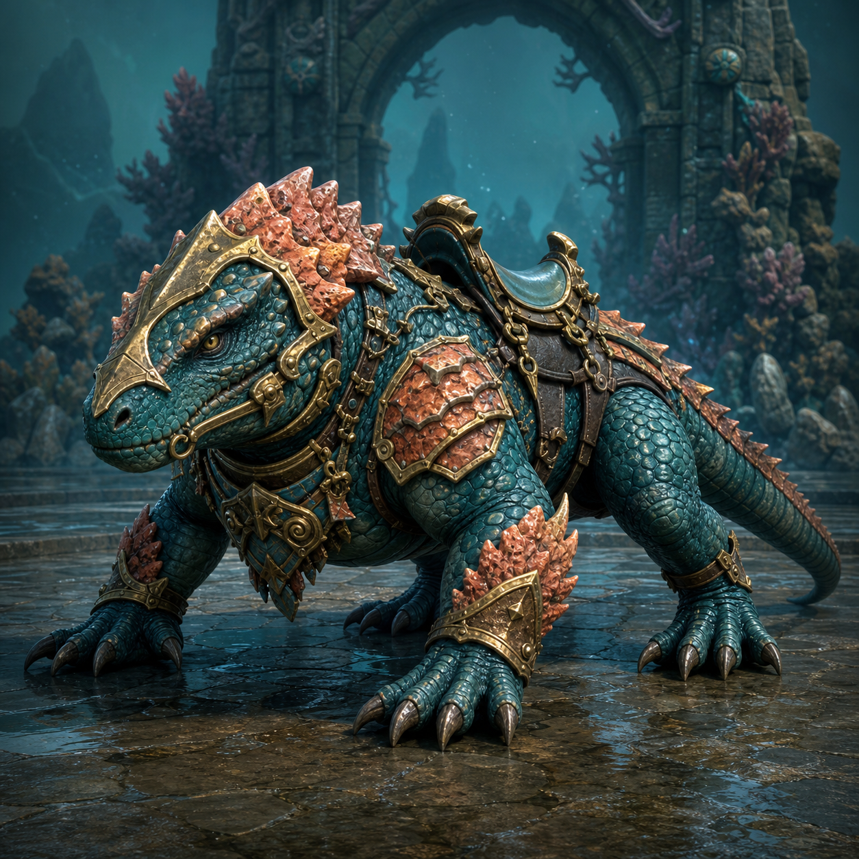 Tidescale Komodo portrait