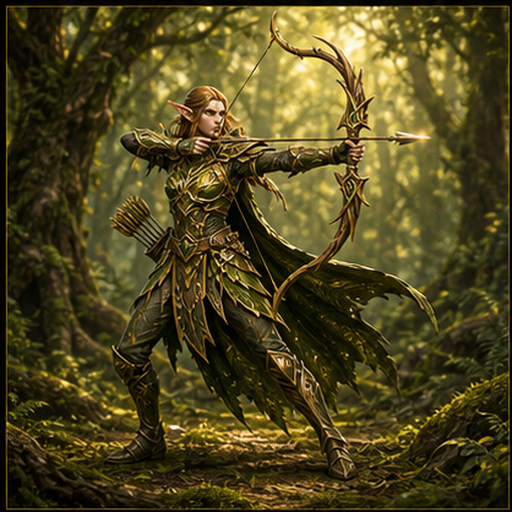 Wood Elves Archer portrait