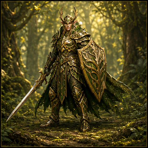 Wood Elves Knight portrait