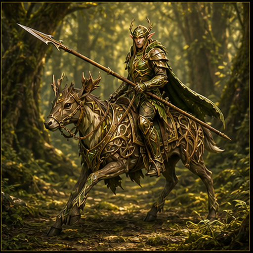 Wood Elves Lancer portrait