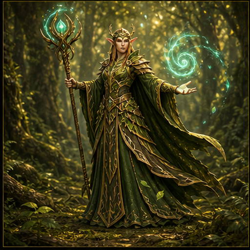 Wood Elves Mage portrait