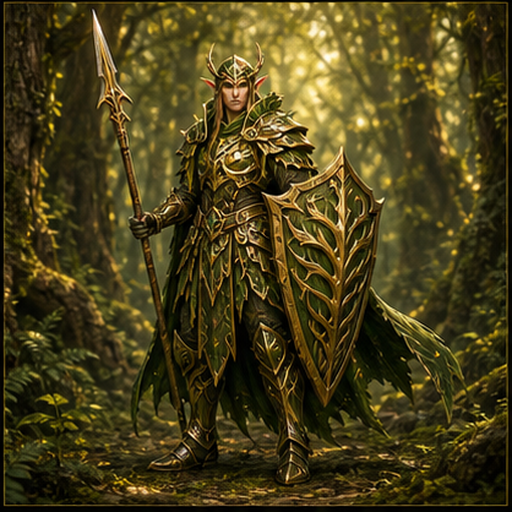 Wood Elves Spearman portrait